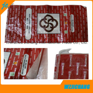 Wholesale Plastic Customized PP Woven Carrier Bag with Laminated for Food /Cement