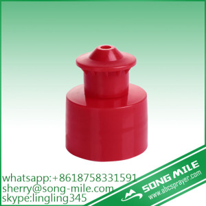 28mm Plastic Push Pull Cap Water Bottle Cap