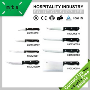 Plaza Series, Peeling Knife, Paring Knife, Steak Knife, Boning Knife, Meat Cleaver